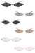 Slim Narrow Diamond Hexagonal Fashion Sunglasses