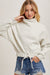 Funnel Neck Tie Front Sweater