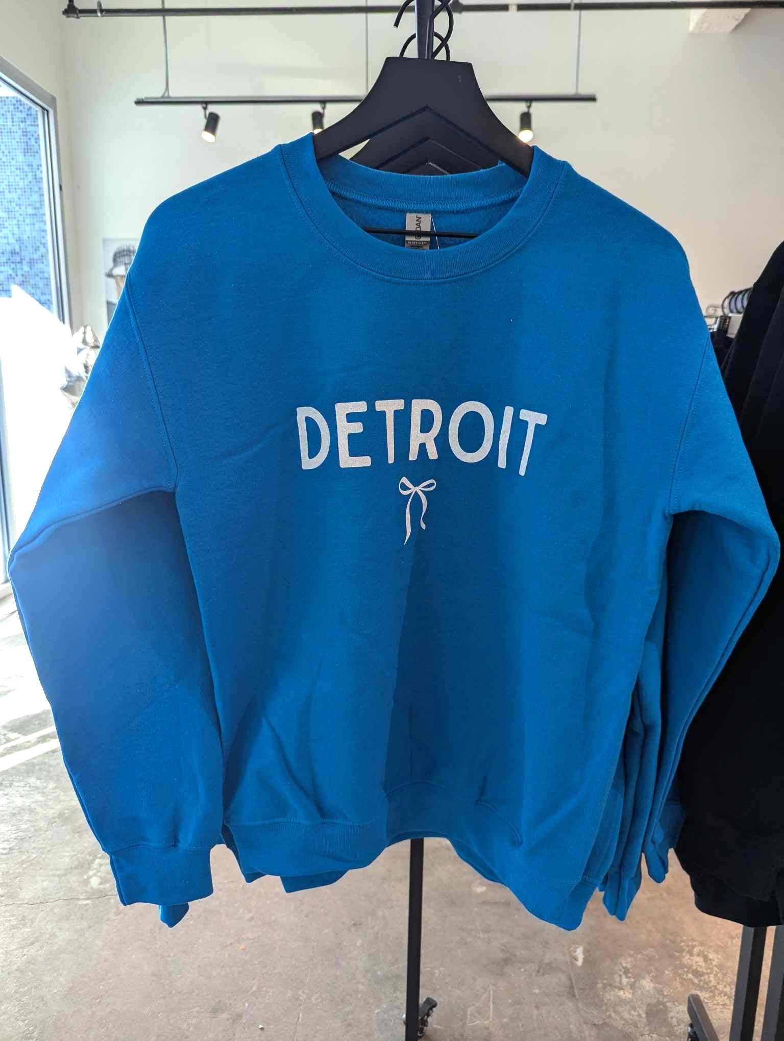 Detroit Bow Pullover Sweatshirt